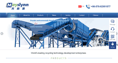 Desktop Screenshot of m-recycling.com